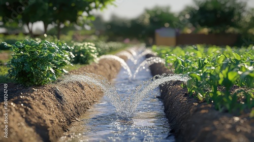 Fototapeta conservation water irrigation