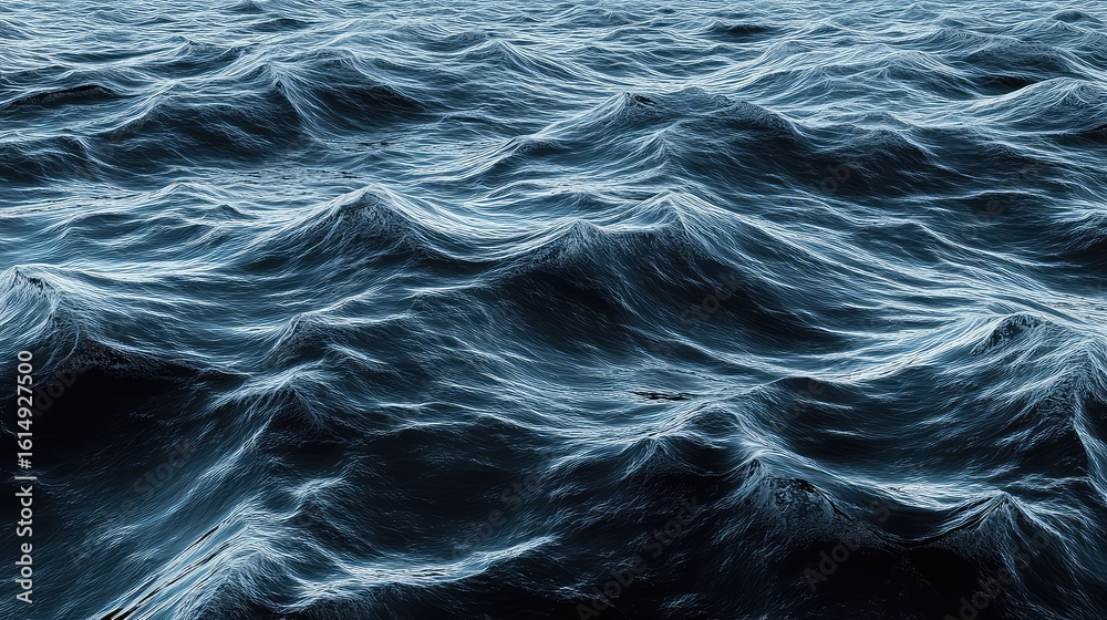 Obraz premium tide waves water lines