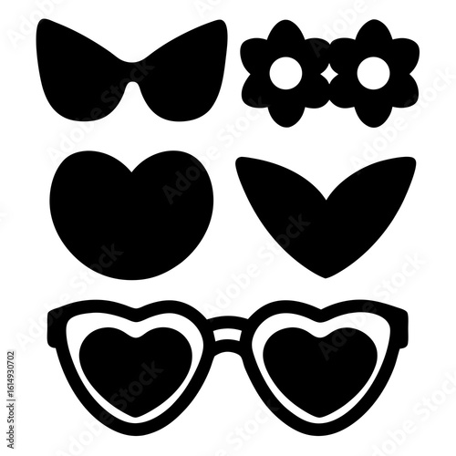 set of funny glasses