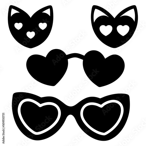 set of funny glasses