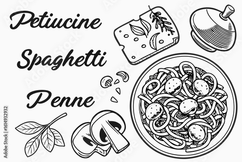 Delicious Italian Pasta Dishes with Fresh Ingredients.