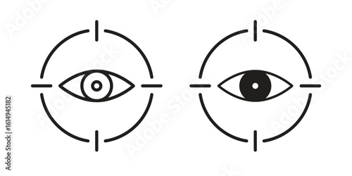 Trackability icon set, line and black glyph style for food app website.