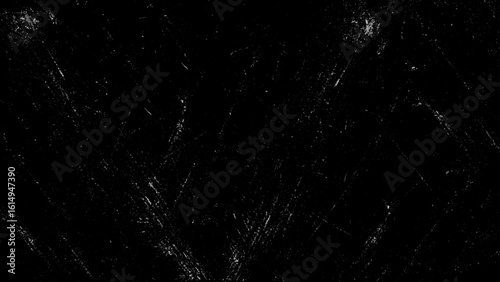 Grunge black & white urban vector texture template. Dark messy dust overlay distress background. Easy to create abstract dotted, scratched, vintage effect with noise and grain. 