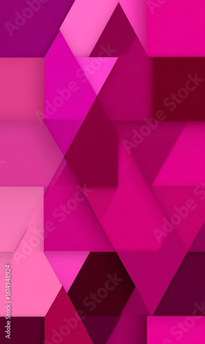 Abstract geometric pink pattern background design