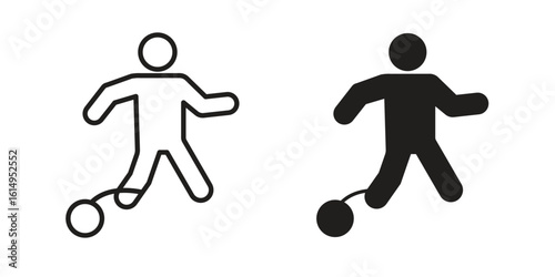 Escape icon set, line and black glyph style for food app website.