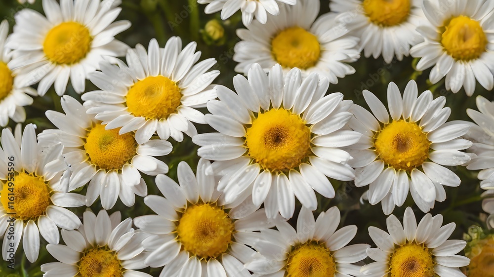 Obraz premium Daisy Background — Light and Delicate Floral Pattern