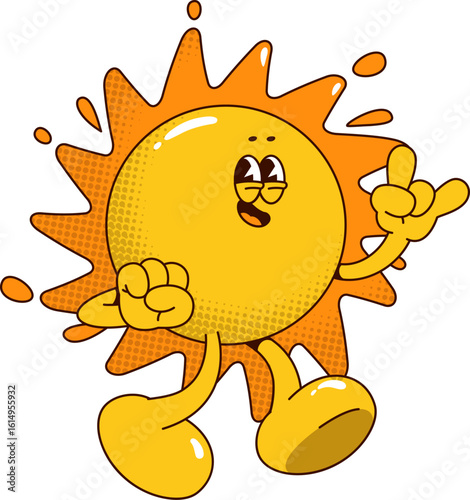 Groovy Sun Character