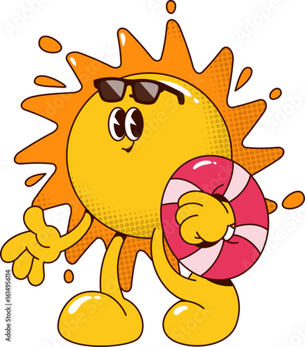 Groovy Sun Character
