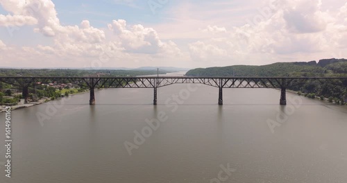 Wallpaper Mural Poughkeepsie Bridges Wide Walkway Mid-Hudson Over Torontodigital.ca