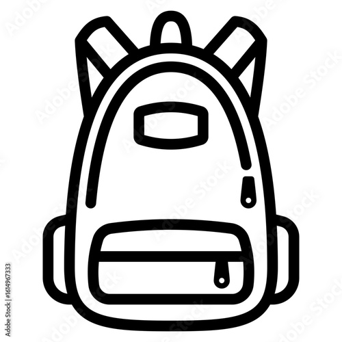 School Backpack Icon