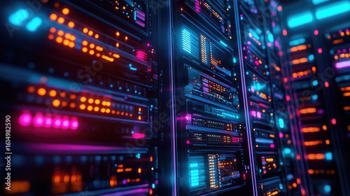 cloud syncing server rack