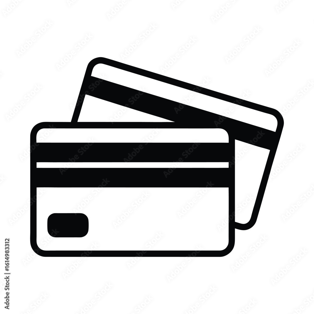 Stacked Credit Card Icons – Minimal Vector for Payment, Digital Wallet, Finance UI Stacked Credit Card Icons – Minimal Vector for Payment, Digital Wallet, Finance UI