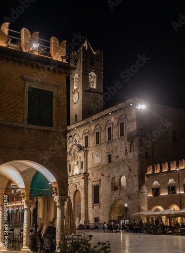 Ascoli Piceno at night
