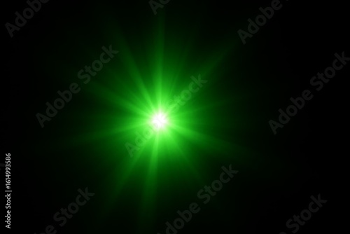 abstract green background with rays
