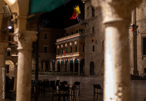 Ascoli Piceno at night