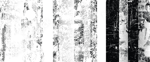 Glitch distorted geometric shape . Noise destroyed logo . Trendy cyber punk poster . Glitched frame .Grunge textured . Distressed effect .Vector shapes with a halftone dots screen print texture. 
