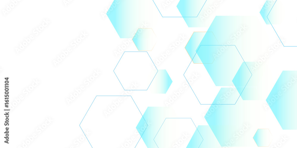 abstract geometric blue texture background. blue hexagon 3D background texture. 3d rendering illustration. Clear pattern abstract background hexagon .Futuristic abstract banner.