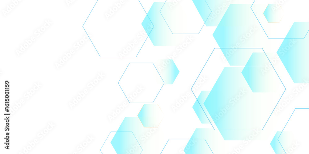 abstract geometric blue texture background. blue hexagon 3D background texture. 3d rendering illustration. Clear pattern abstract background hexagon .Futuristic abstract banner.