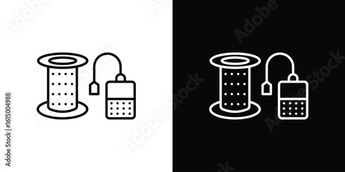 Tea infuser icon vector illustration - high quality black style vector icons
