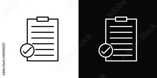 Summary icon vector illustration - high quality black style vector icons