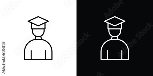 Student icon vector illustration - high quality black style vector icons
