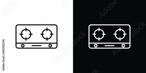 Stove icon vector illustration - high quality black style vector icons