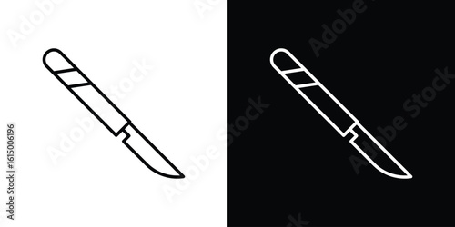 Scalpel icon vector illustration - high quality black style vector icons
