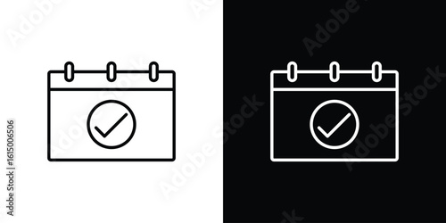 Reservation icon vector illustration - high quality black style vector icons