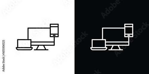 Responsive icon vector illustration - high quality black style vector icons