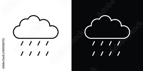 Raining icon vector illustration - high quality black style vector icons