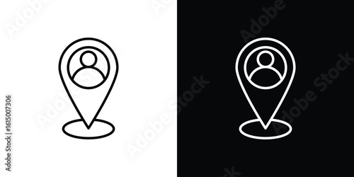 Placement icon vector illustration - high quality black style vector icons