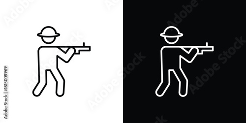 Hunter icon vector illustration - high quality black style vector icons
