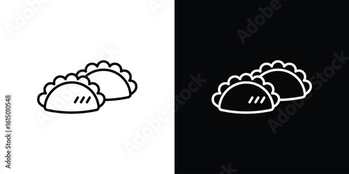 Gujjia icon vector illustration - high quality black style vector icons