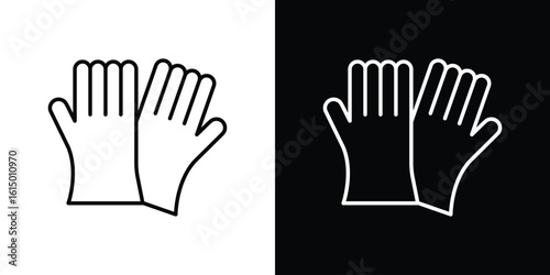Gloves icon vector illustration - high quality black style vector icons