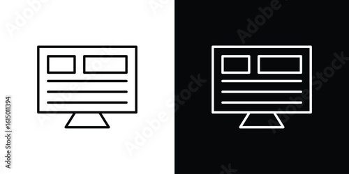 Front end icon vector illustration - high quality black style vector icons