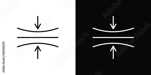 Elasticity icon vector illustration - high quality black style vector icons