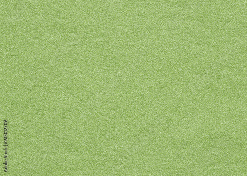 Green fabric texture with a soft carpet-like surface and seamless textile pattern