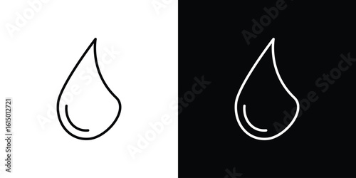 Drop icon vector illustration - high quality black style vector icons