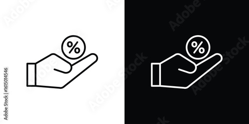 Commission icon vector illustration - high quality black style vector icons