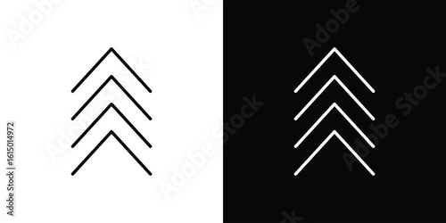 Chevrons icon vector illustration - high quality black style vector icons
