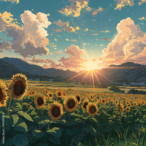 sunflower fields