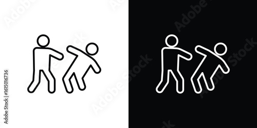 Assault icon vector illustration - high quality black style vector icons