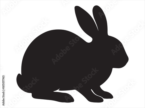vector illustration of a rabbit