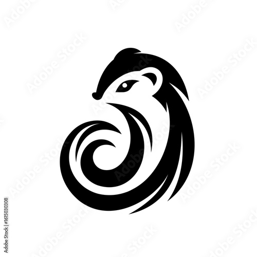 Branding Logo Featuring Least Weasel