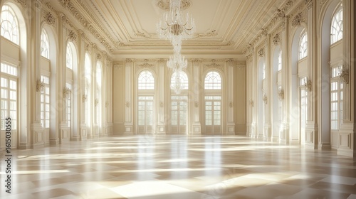 Elegant ballroom interior
