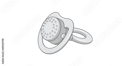 Comforting baby soother pacifier for infant soothing and oral development