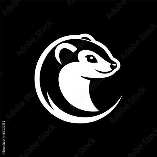 Sharp Weasel Logo for Branding