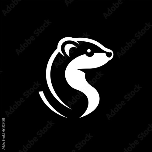 Dark Weasel Emblem in Vector