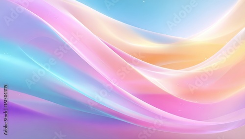 Abstract pastel flowing shapes (1)
