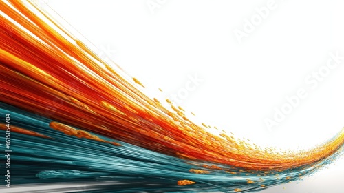 Dynamic Abstract Colorful Streaks